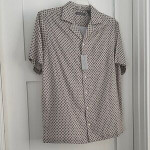 Daniel Cremieux Signature Collection Geometric Button Down Shirt